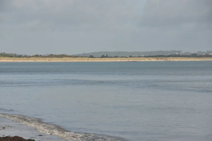 The beach and bay at Studland