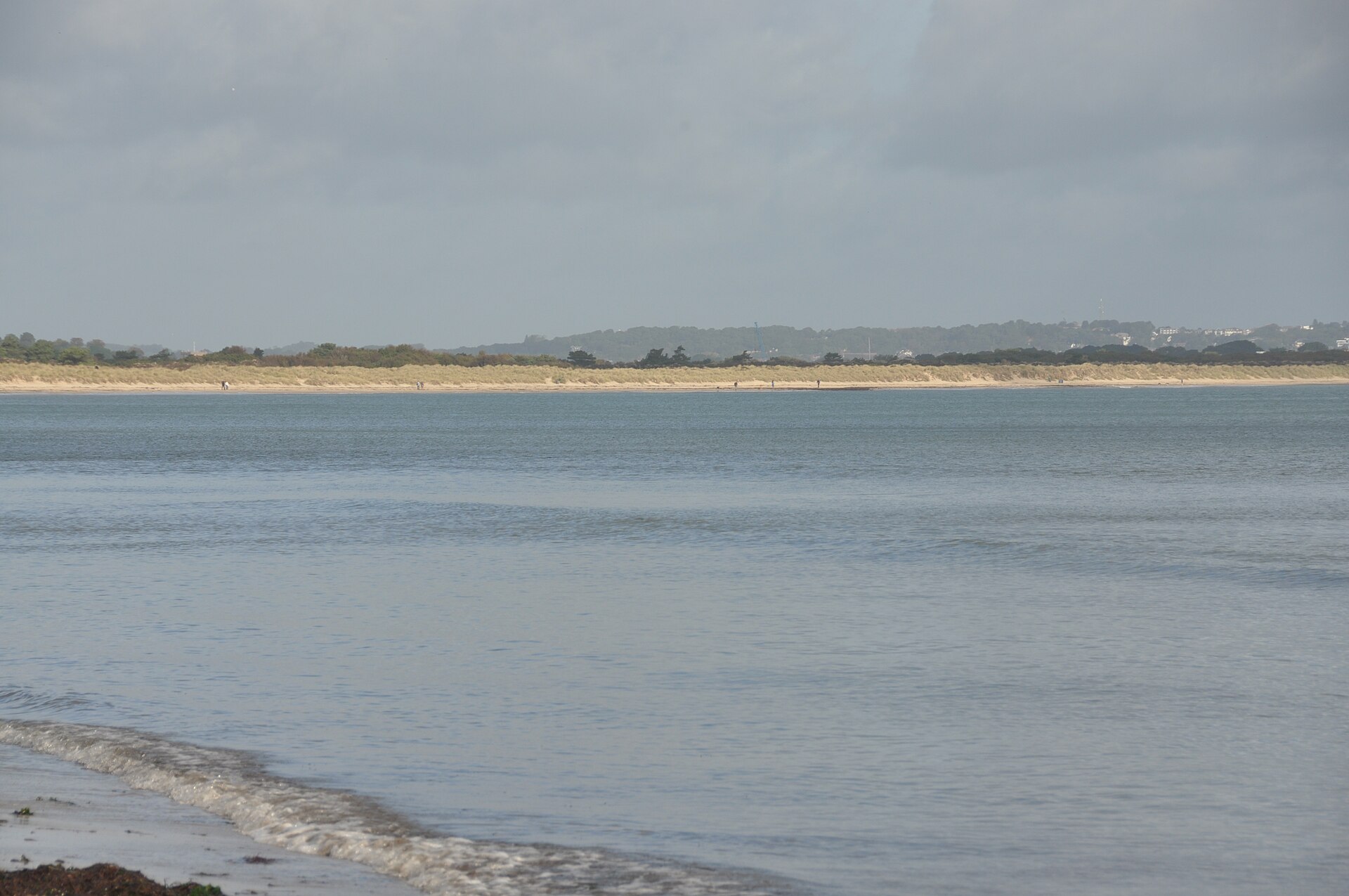 The beach and bay at Studland